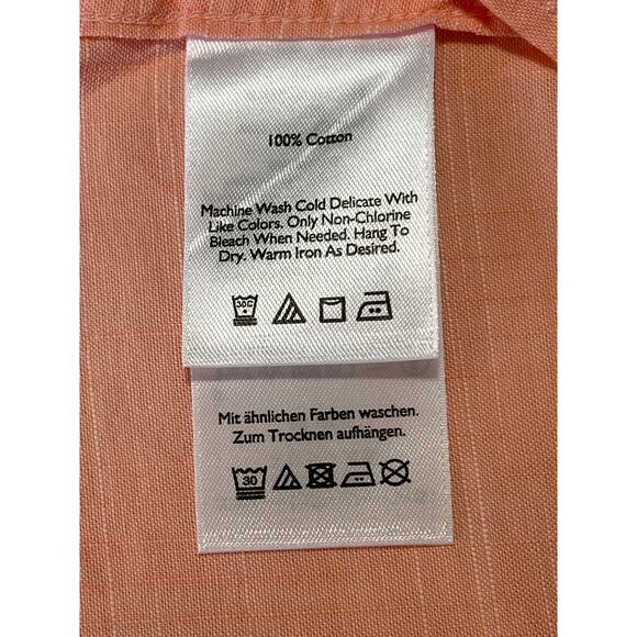 Eddie Bauer Shirt Men 2XL Classic Fit Lightweight Cotton Short Sleeve Button Up - Picture 7 of 8